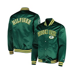 Mens Green Green Bay Packers Elliot Varsity Full-Snap Jacket