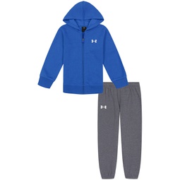 Toddler Boys Branded Logo Zip-Up Hoodie and Joggers Set