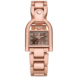 Womens Harwell Three-Hand Rose Gold-Tone Stainless Steel Watch 28mm