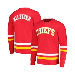 Mens Red Gold Kansas City Chiefs Nolan Long Sleeve T-shirt