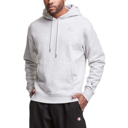 Mens Classic Standard-Fit Logo Embroidered Fleece Hoodie
