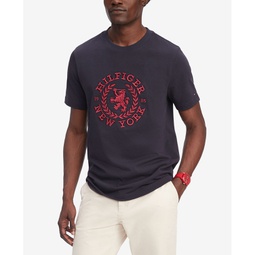 Mens Embroidered Heritage Logo T-Shirt