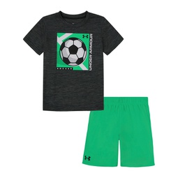 Toddler Boys UA Soccer Core T-shirt and Shorts Set