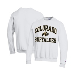 Mens White Colorado Buffaloes High Motor Pullover Sweatshirt