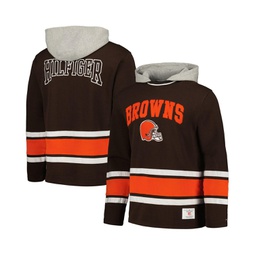 Mens Brown Cleveland Browns Ivan Fashion Pullover Hoodie