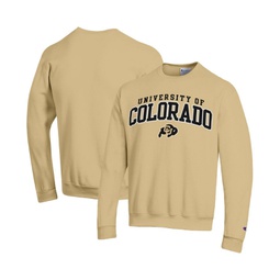 Mens Gold Colorado Buffaloes Property of Powerblend Pullover Sweatshirt