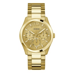 Mens Analog Gold-Tone Stainless Steel Watch 42mm