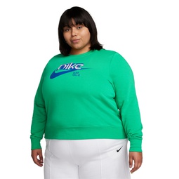 Plus Size Logo Graphic Fleece Sweatshirt