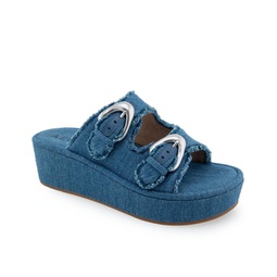 Womens Darcy Wedge Sandals