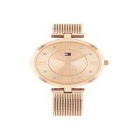Womens Quartz Rose Gold-Tone Stainless Steel Mesh Watch 34mm