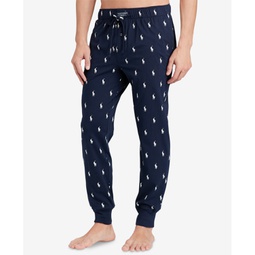 Mens Lightweight Cotton Logo Pajama Pants