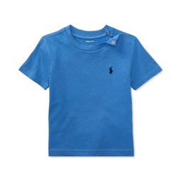Baby Boys Cotton Crewneck Embroidered Pony T-Shirt