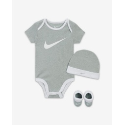 Baby (0-6M) Bodysuit, Hat and Booties Box Set