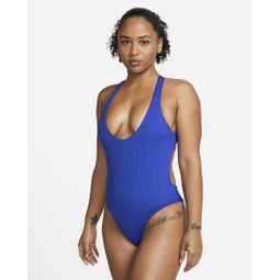 Womens Cross-Back One-Piece Swimsuit