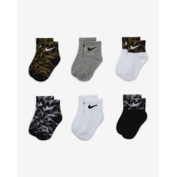 Baby (0-9M) Camo Ankle Socks (6 Pairs)
