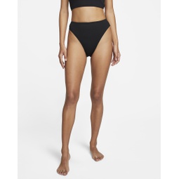 Womens High-Waisted Bikini Swim Bottom