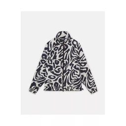 Truecasuals Leopard Print Woven Track Jacket