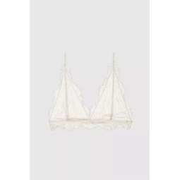 Delicate Lace Bra - Ivory
