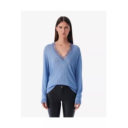 Jayden Lace V-Neck Sweater
