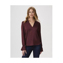 Laurin Blouse - Dusty Cherrywood