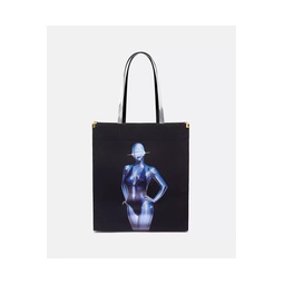 Sexy Robot Graphic Organic Cotton Canvas Tote Bag
