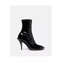 Ryder Lacquered Stiletto Ankle Boots