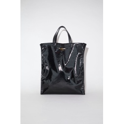 Shiny tote bag - Black