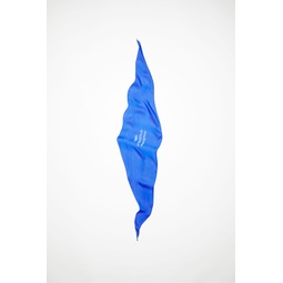 Silk scarf - Electric blue