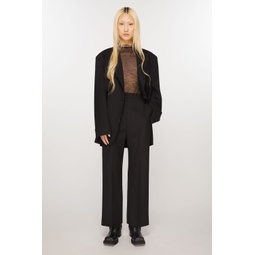 Relaxed tailored trousers - Black
