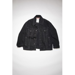 Denim jacket - Oversized unisex fit - Black