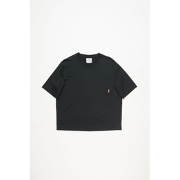 T-shirt blurred logo - Fitted fit - Faded Grey