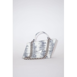 Distortion handbag - Off white/grey