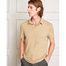 Slim Brushed Cotton Polo