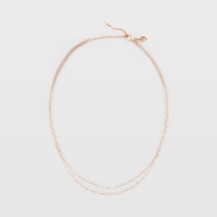 Pave Double Strand Necklace