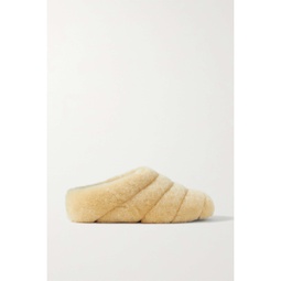 PROENZA SCHOULER Rondo quilted shearling slippers