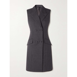 GIVENCHY Double-breasted wool grain de poudre dress