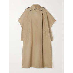 LOEWE Cape-effect cotton-gabardine trench coat