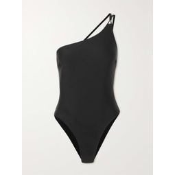 MATTEAU One-shoulder stretch-REPREVE swimsuit