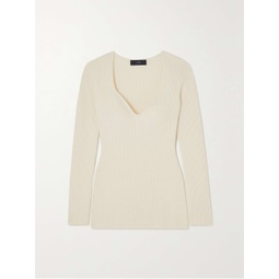 ARCH4 Amirah ribbed organic cashmere sweater