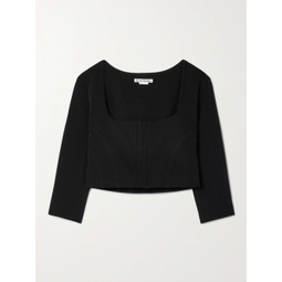 ACNE STUDIOS Cropped twill top