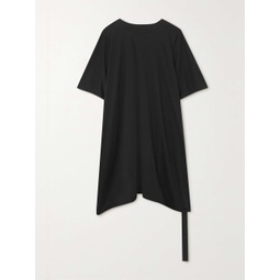 RICK OWENS Minerva oversized belted cotton-jersey tunic
