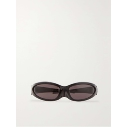 BALENCIAGA EYEWEAR Skin cat-eye acetate sunglasses