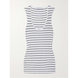 ANOTHER TOMORROW + NET SUSTAIN striped ribbed-knit tank