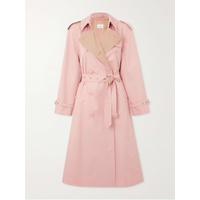BURBERRY Double-breasted belted cotton-gabardine trench coat