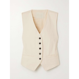 CITIZENS OF HUMANITY Sierra cropped cotton-twill vest