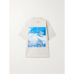 ADIDAS ORIGINALS + And Wander Terrex oversized printed cotton-blend jersey T-shirt