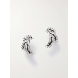 ISABEL MARANT Silver-tone crystal earrings