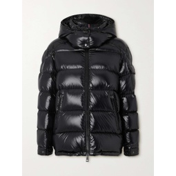 MONCLER Maire hooded quilted glossed-shell down jacket