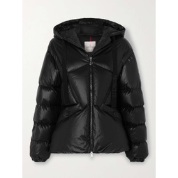 MONCLER Seine hooded quilted padded glossed-shell down jacket