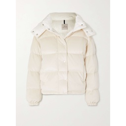 MONCLER Daos hooded quilted padded fleece down jacket